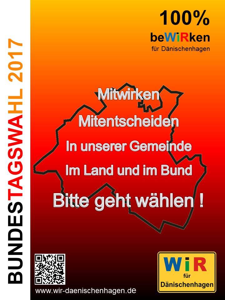 20170831 0720 Plakat Bundestagswahl